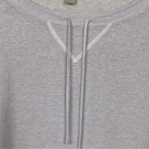 Banana Republic Factory Linen Metallic Long Sleeve Top - Picture 4 of 8